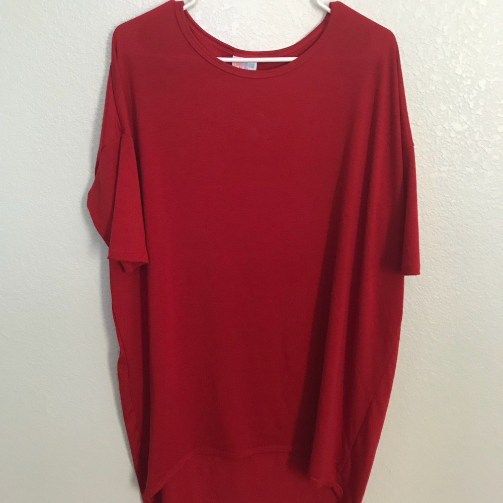 Medium red Lularoe Irma